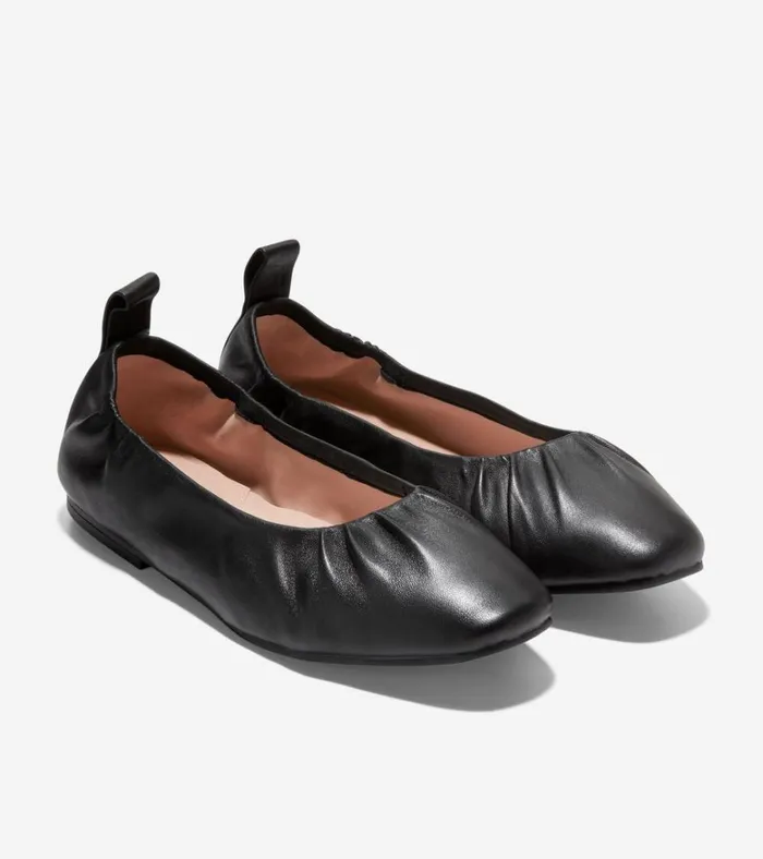 York Soft Ballet Black Women Cole Haan Flats and SlipOns