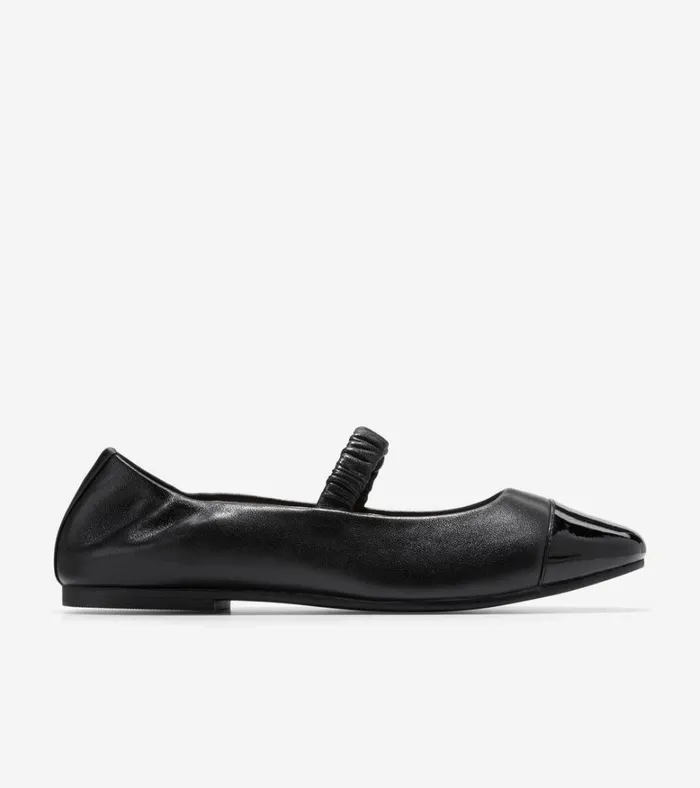 Yvette Ballet Flats Black Women Cole Haan Flats and SlipOns