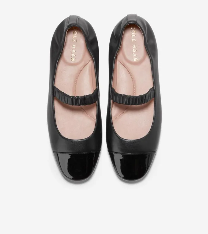 Yvette Ballet Flats Black Women Cole Haan Flats and SlipOns