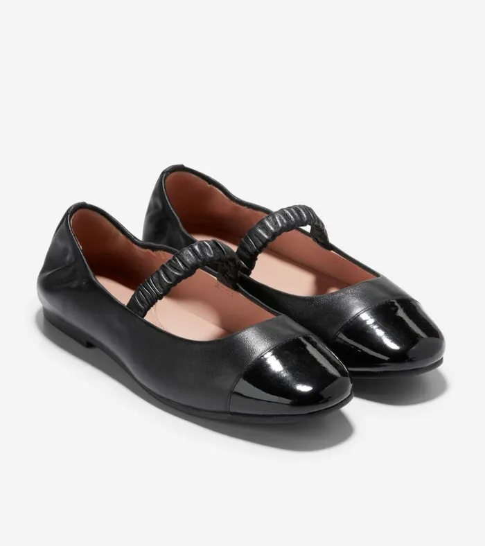 Yvette Ballet Flats Black Women Cole Haan Flats and SlipOns