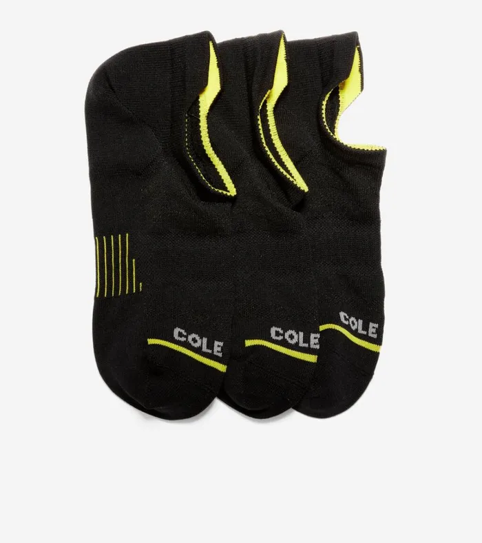 ZERGRAND 3Pair Liner Socks Black Women Cole Haan Socks