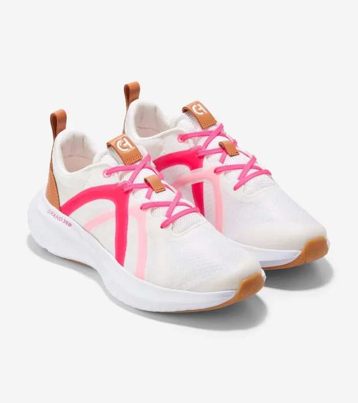 ZERGRAND City XTrainer Sneakers Knockout Pinknaturaloptic White Women Cole Haan Running Shoes