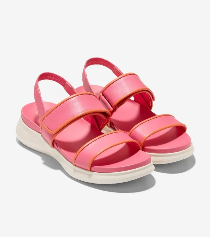 ZERGRAND Meritt Sandals Camellia Rosenasturtium Orangeivory Women Cole Haan Sandals