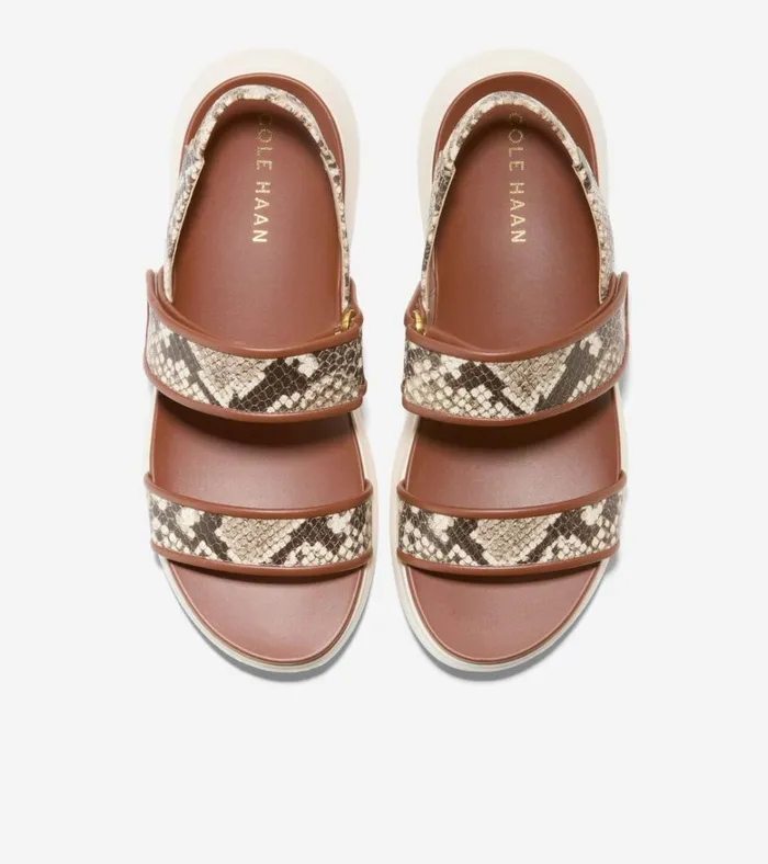 ZERGRAND Meritt Sandals Sandollar Snake Printbirch Women Cole Haan Sandals
