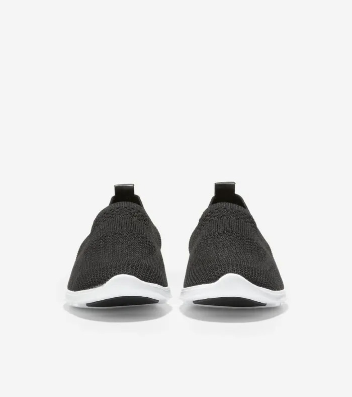 ZERGRAND Stitchlite SlipOn Loafer Black Stitchlitetrade Women Cole Haan Loafers and Drivers