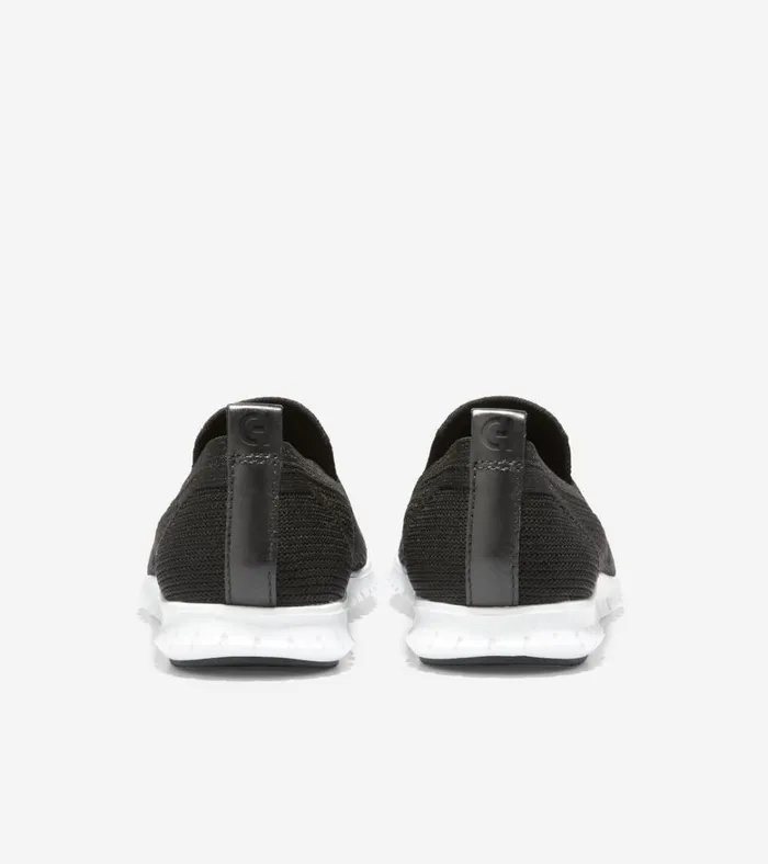 ZERGRAND Stitchlite SlipOn Loafer Black Stitchlitetrade Women Cole Haan Loafers and Drivers