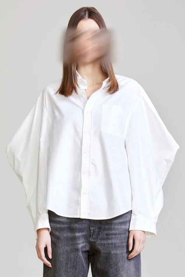 ZIGGY BUTTON DOWN 8211 WHITE Women R13 Tops