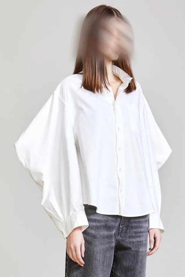 ZIGGY BUTTON DOWN 8211 WHITE Women R13 Tops
