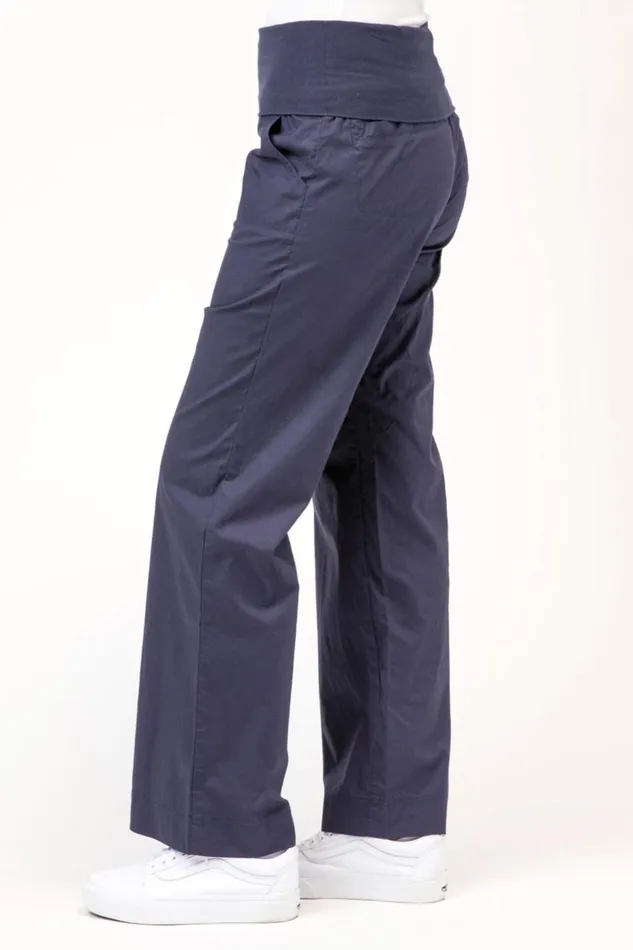 4Pocket Fold Over Pant Navy Clothing XCVI Pants