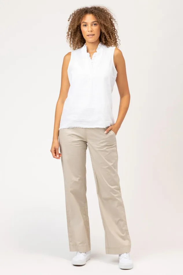 4Pocket Fold Over Pant Sand Clothing XCVI Pants