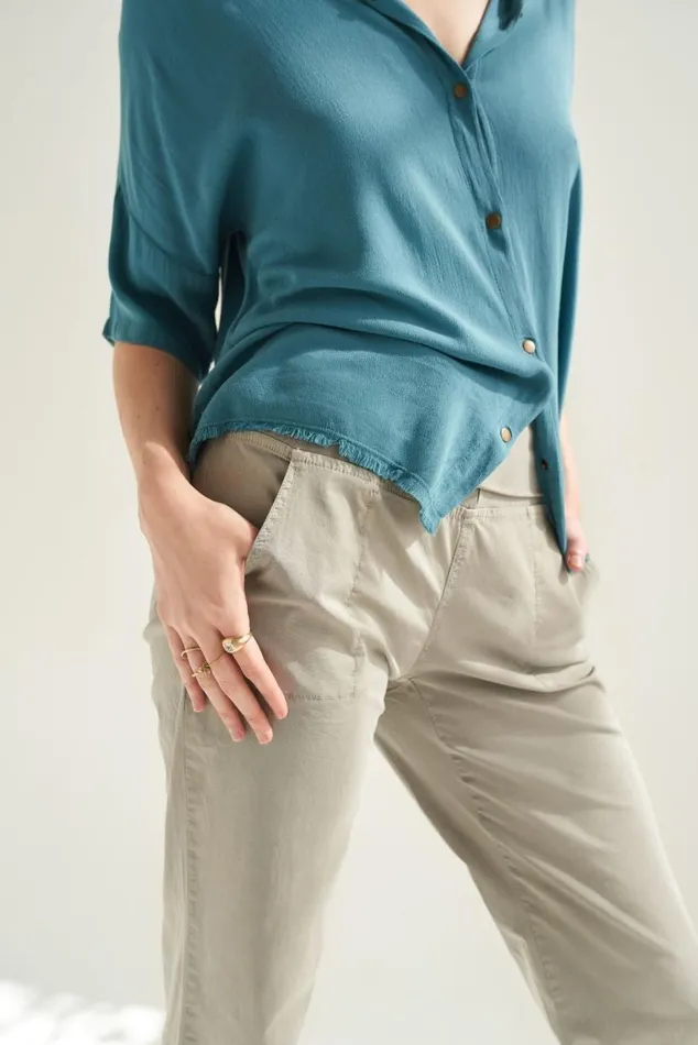 4Pocket Fold Over Pant Sand Clothing XCVI Pants