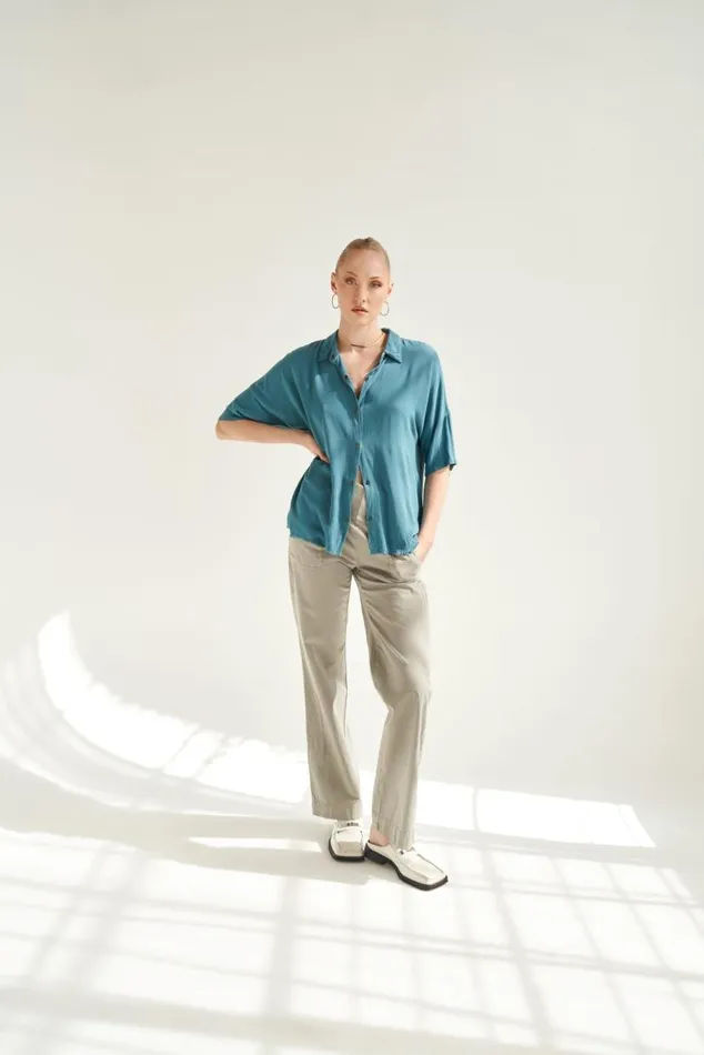 4Pocket Fold Over Pant Sand Clothing XCVI Pants