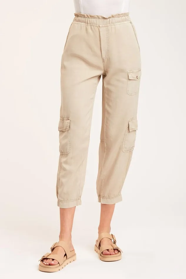Abbotsford Banded Pant Merino Wool Pigment Clothing XCVI Crops
