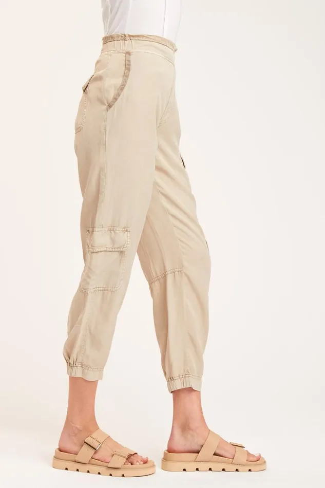 Abbotsford Banded Pant Merino Wool Pigment Clothing XCVI Crops
