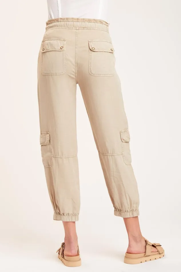 Abbotsford Banded Pant Merino Wool Pigment Clothing XCVI Crops
