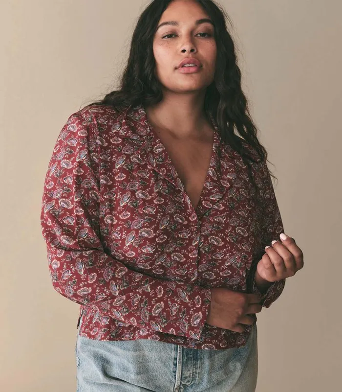 ABENA TOP Garnet Arbor Rose Floral Shop DEN Tops