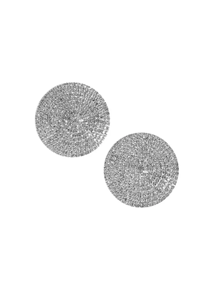 Accessories LingerieClothing Fleur Du Mal Embellished Crystal Reusable Nipple Covers Platinum