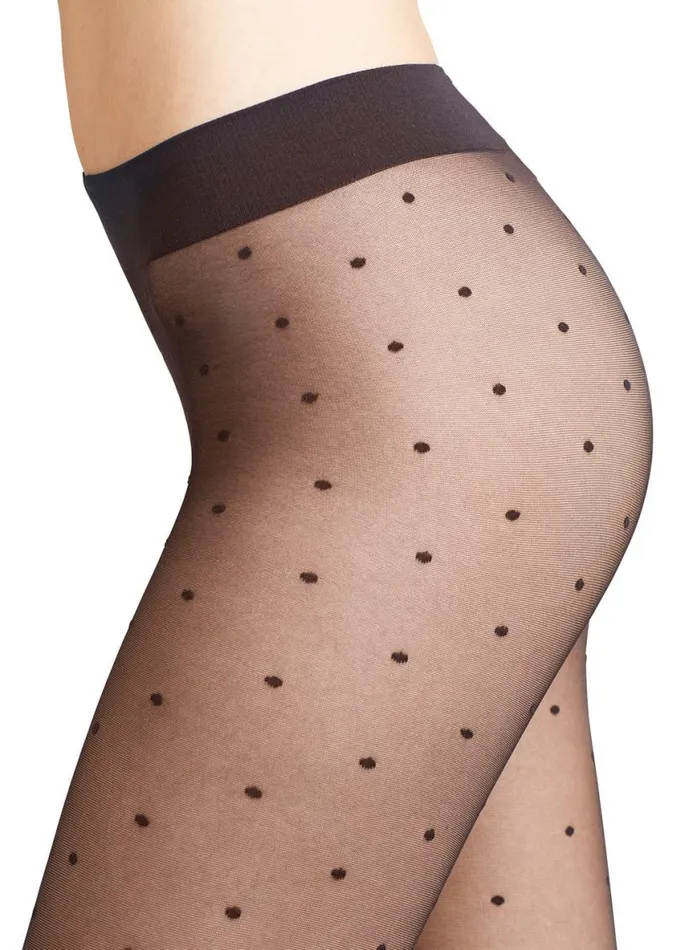 Accessories LingerieClothing Fleur Du Mal Falke Dot 15 Den Tights Black