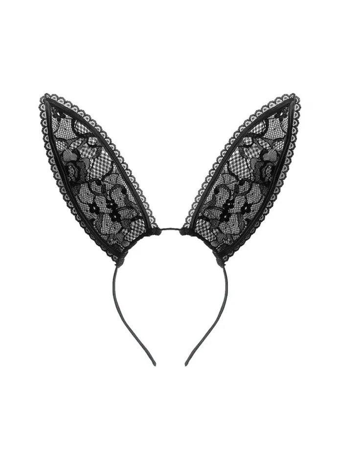 Accessories LingerieClothing Fleur Du Mal Lace Bunny Ears Black