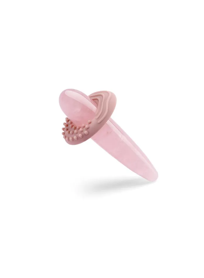 Accessories PleasureLingerie Fleur Du Mal Le Wand Crystal Slim Wand Rose Quartz