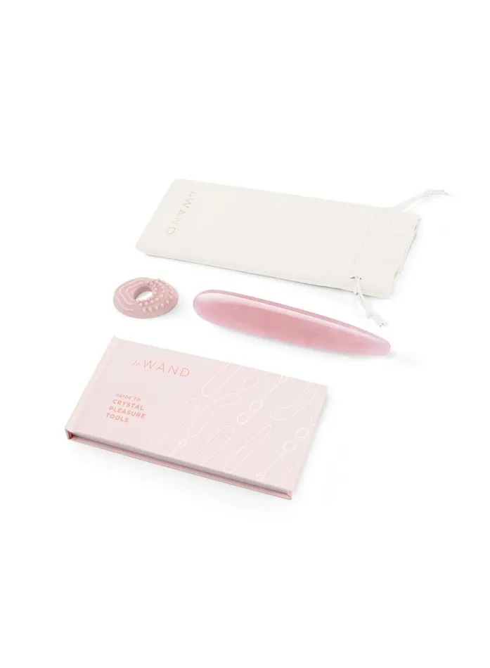 Accessories PleasureLingerie Fleur Du Mal Le Wand Crystal Slim Wand Rose Quartz