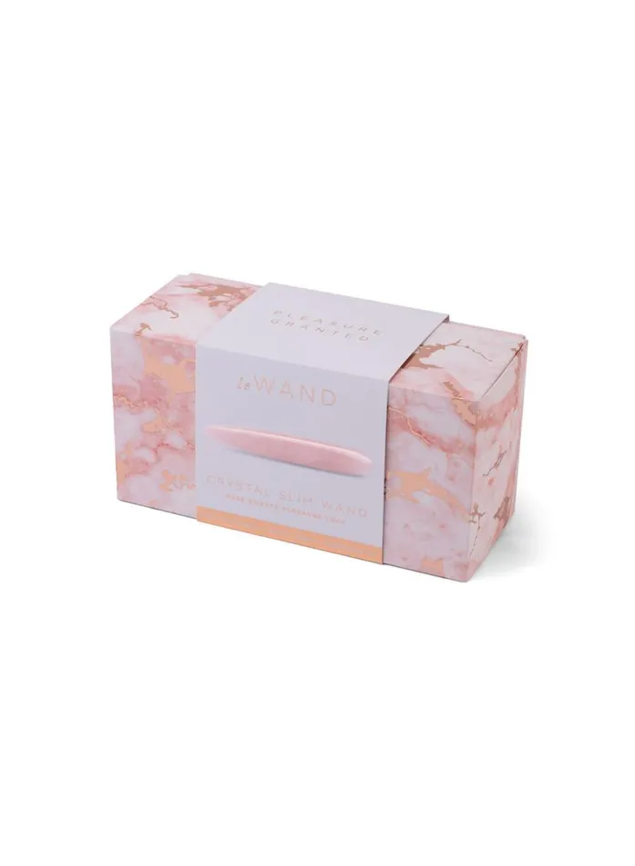 Accessories PleasureLingerie Fleur Du Mal Le Wand Crystal Slim Wand Rose Quartz
