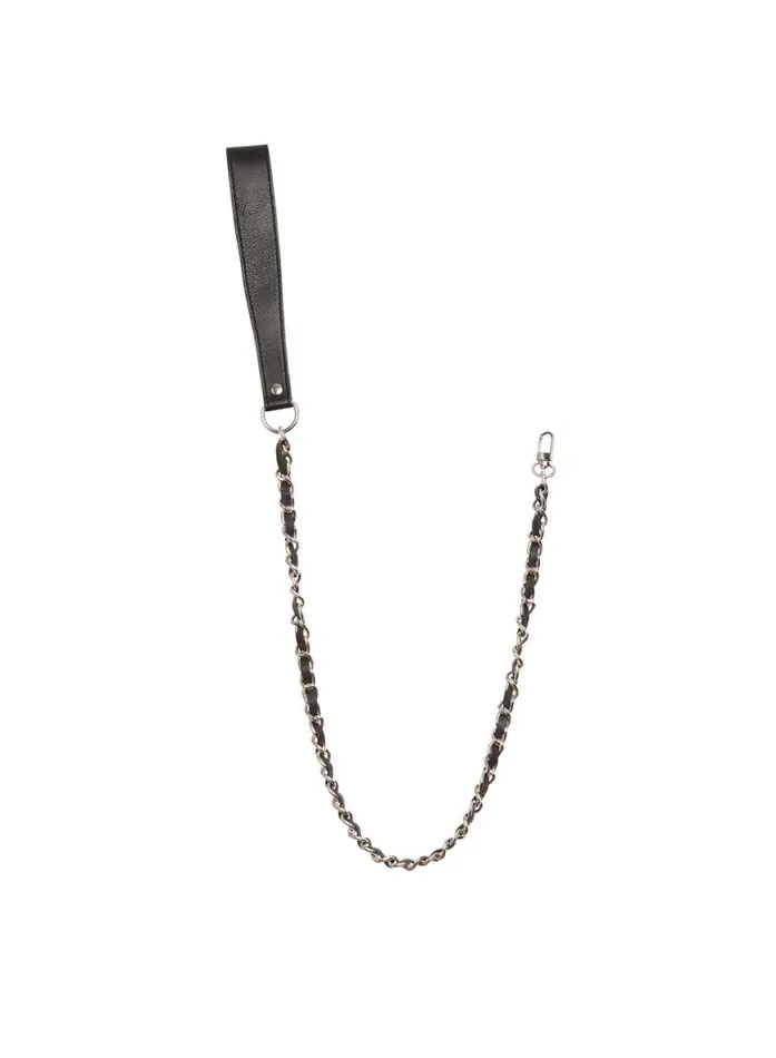 Accessories PleasureLingerie Fleur Du Mal Leather Collar With Detachable Lead Black