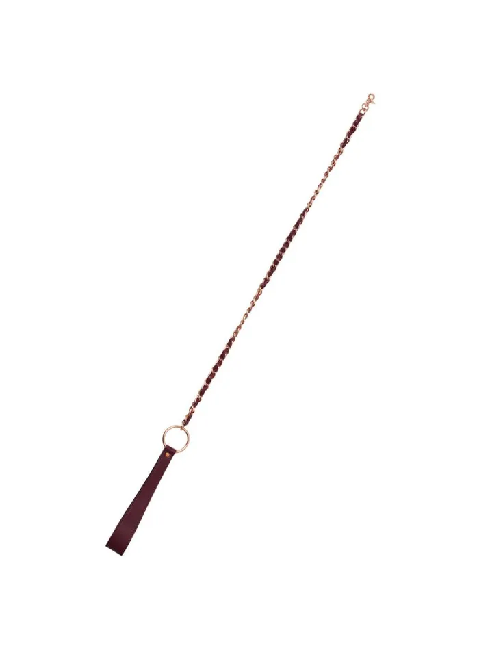 Accessories PleasureLingerie Fleur Du Mal Leather Lead Bordeaux