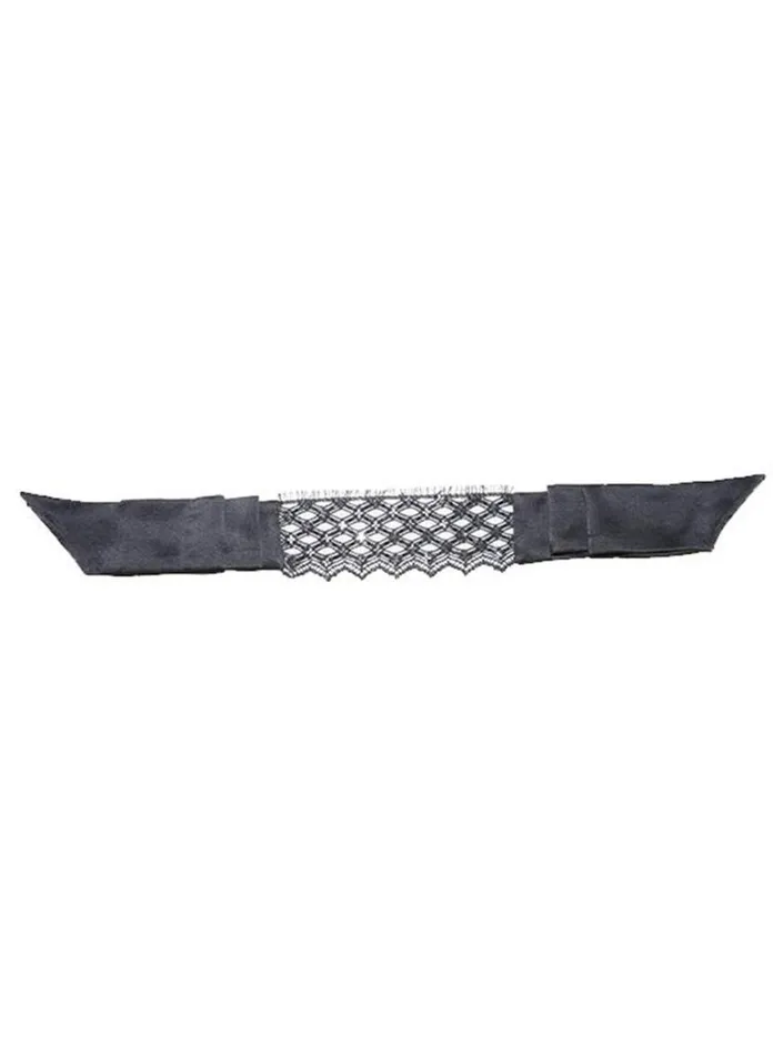 Accessories PleasureLingerie Fleur Du Mal Sequined Lace Blindfold Black