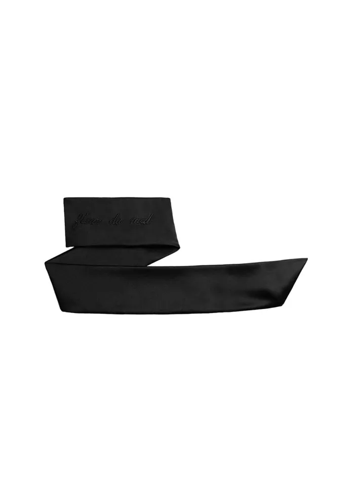 Accessories PleasureLingerie Fleur Du Mal Silk Blindfold Black