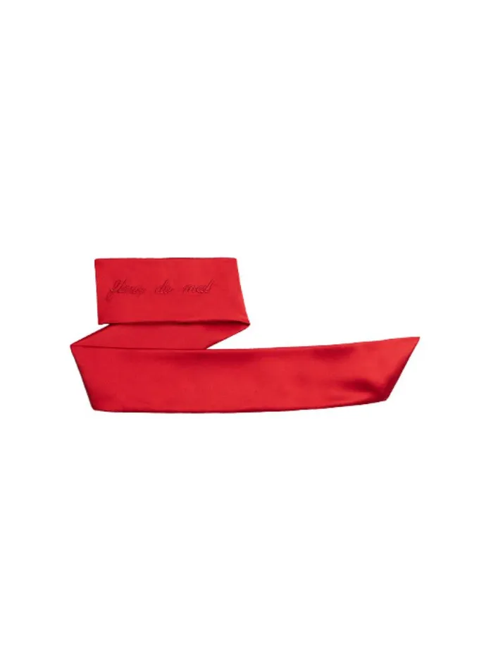 Accessories PleasureLingerie Fleur Du Mal Silk Blindfold Rouge