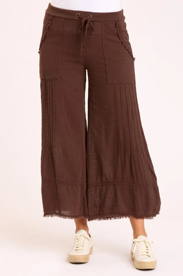 Ace Pant Leatherbound Pigment Clothing XCVI Crops