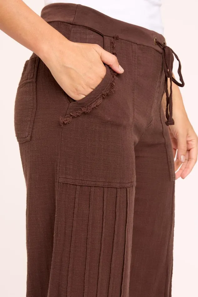 Ace Pant Leatherbound Pigment Clothing XCVI Crops