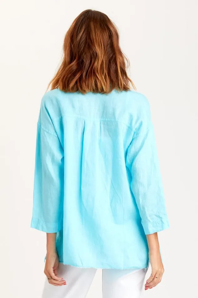 Achilles ButtonUp Mermaid Tail Pigment Clothing XCVI ShirtsBlouses