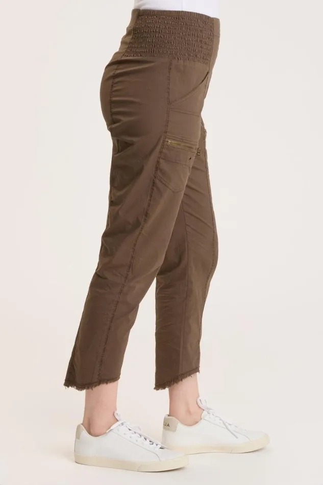 Acker Slim Pant Deep Fern Clothing XCVI Crops