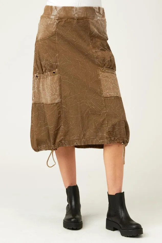 Adriel Bubble Skirt Stone Wash Courtyard Clothing XCVI Skirts