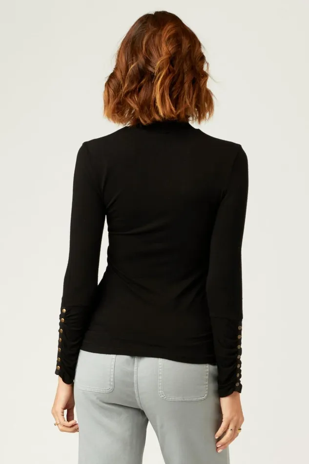 Ainsley Turtleneck Black Clothing XCVI ShirtsBlouses