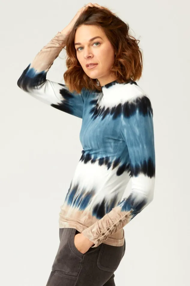 Ainsley Turtleneck Oblique Wash Clothing XCVI ShirtsBlouses