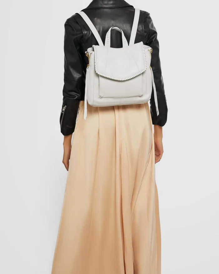 All For Love Convertible Backpack Cloud With Shiny Gold Women Aimee Kestenberg Backpacks