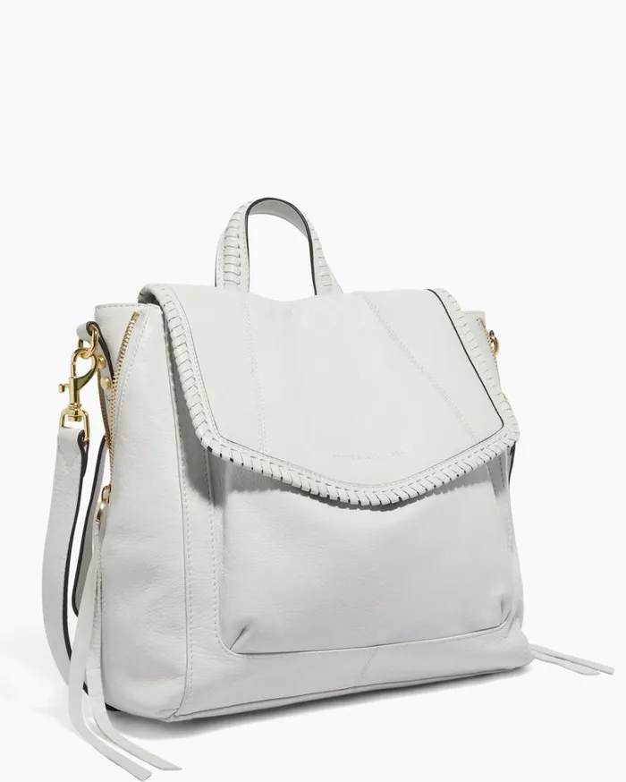 All For Love Convertible Backpack Cloud With Shiny Gold Women Aimee Kestenberg Backpacks