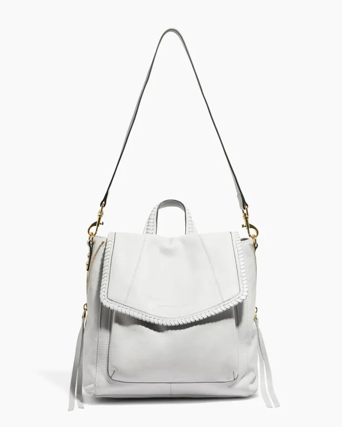All For Love Convertible Backpack Cloud With Shiny Gold Women Aimee Kestenberg Backpacks