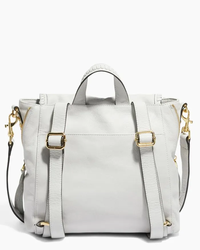 All For Love Convertible Backpack Cloud With Shiny Gold Women Aimee Kestenberg Backpacks