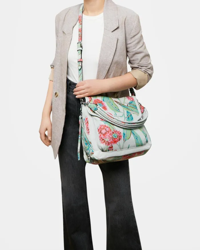 All For Love Convertible Shoulder Eucalyptus Print Women Aimee Kestenberg Satchels