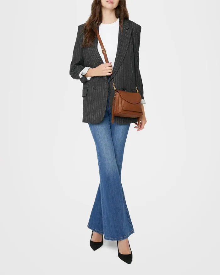 All For Love Mini Crossbody Chestnut With 14k Yellow Gold Women Aimee Kestenberg Crossbody Bags