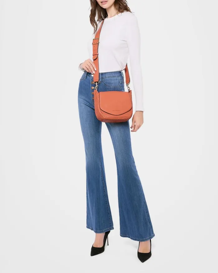 All For Love Saddle Crossbody Apricot Women Aimee Kestenberg Crossbody Bags