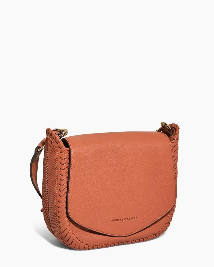 All For Love Saddle Crossbody Apricot Women Aimee Kestenberg Crossbody Bags