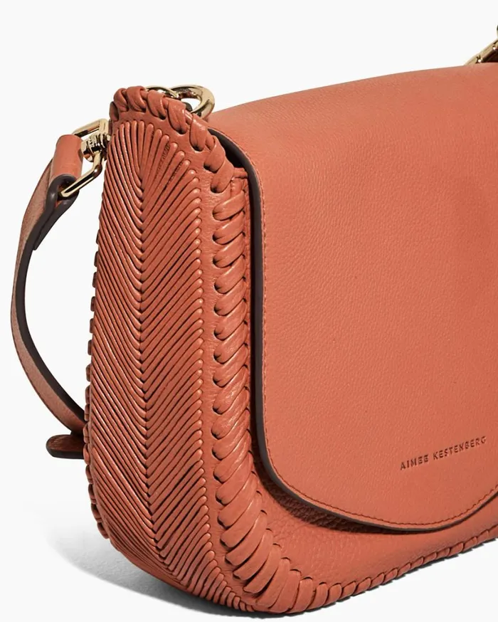 All For Love Saddle Crossbody Apricot Women Aimee Kestenberg Crossbody Bags