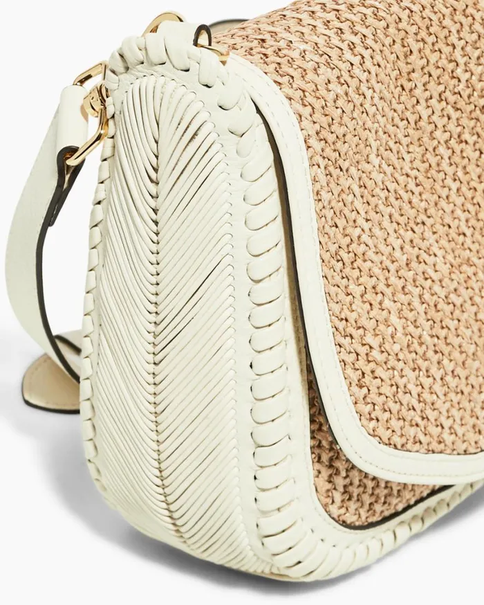 All For Love Saddle Crossbody Raffia With Vanilla Ice Women Aimee Kestenberg Crossbody Bags