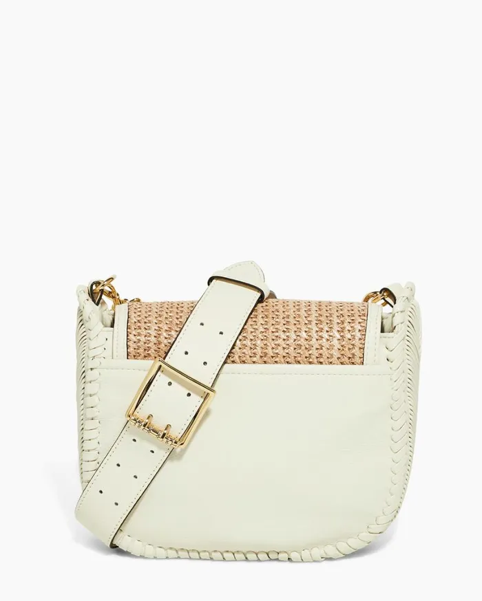All For Love Saddle Crossbody Raffia With Vanilla Ice Women Aimee Kestenberg Crossbody Bags
