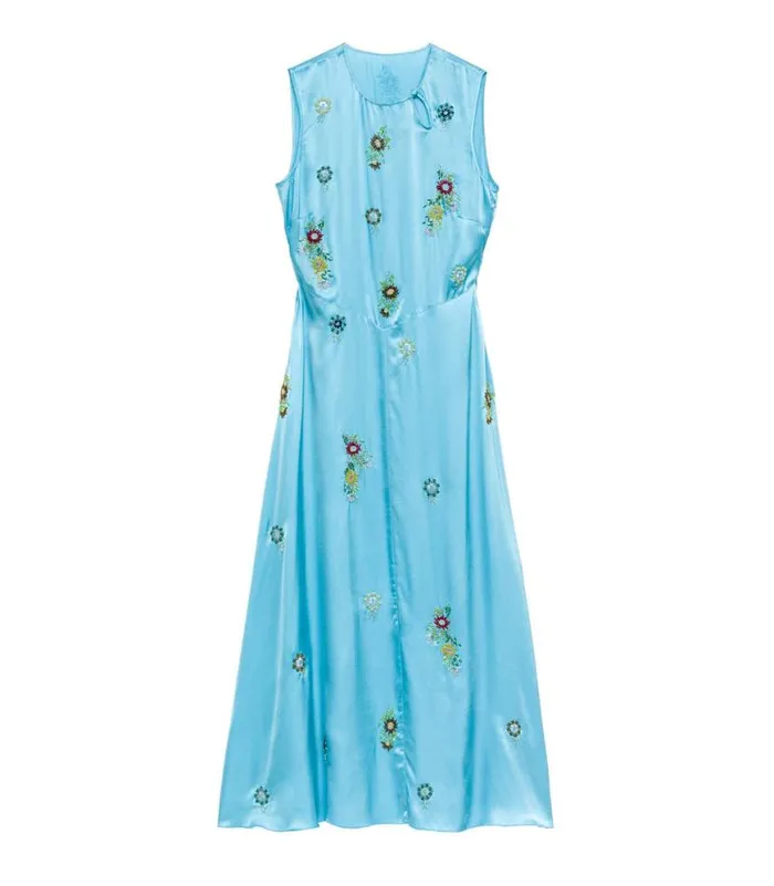 AMARI DRESS Blue Topaz Shop DEN Dresses